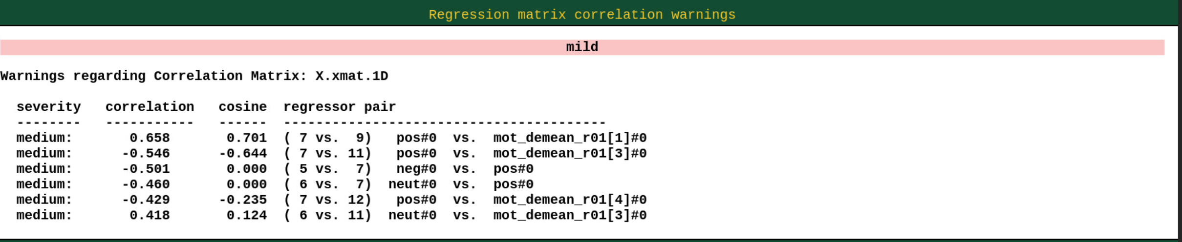 regression_warning